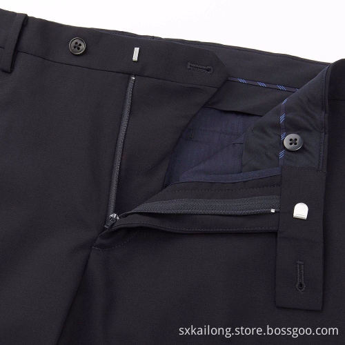 Men's Polyester Wool Working Trousers Pants